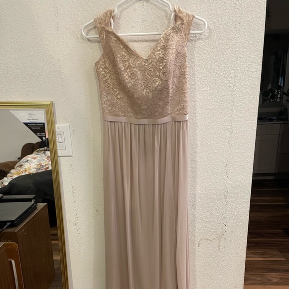 David's Bridal Dresses Davids Bridal Champagne Formal Bridesmaid